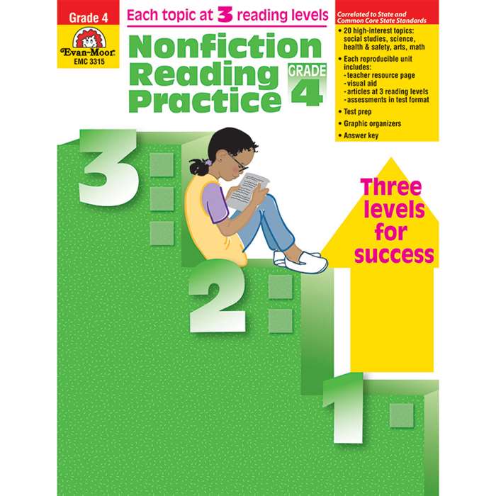 Nonfiction Reading Practice Gr 4 By Evan-Moor