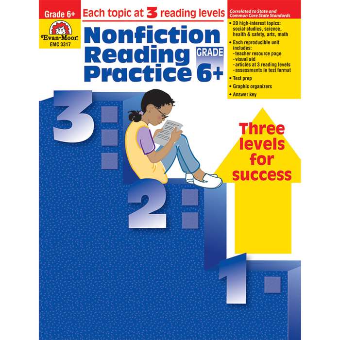 Nonfiction Reading Practice Gr 6 By Evan-Moor