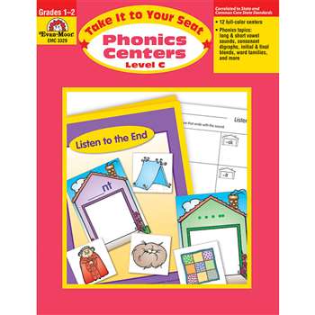 Take It To Your Seat Phonics Centers Level C By Evan-Moor