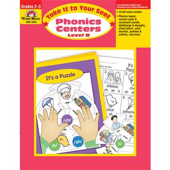 Take It To Your Seat Phonics Centers Level D By Evan-Moor