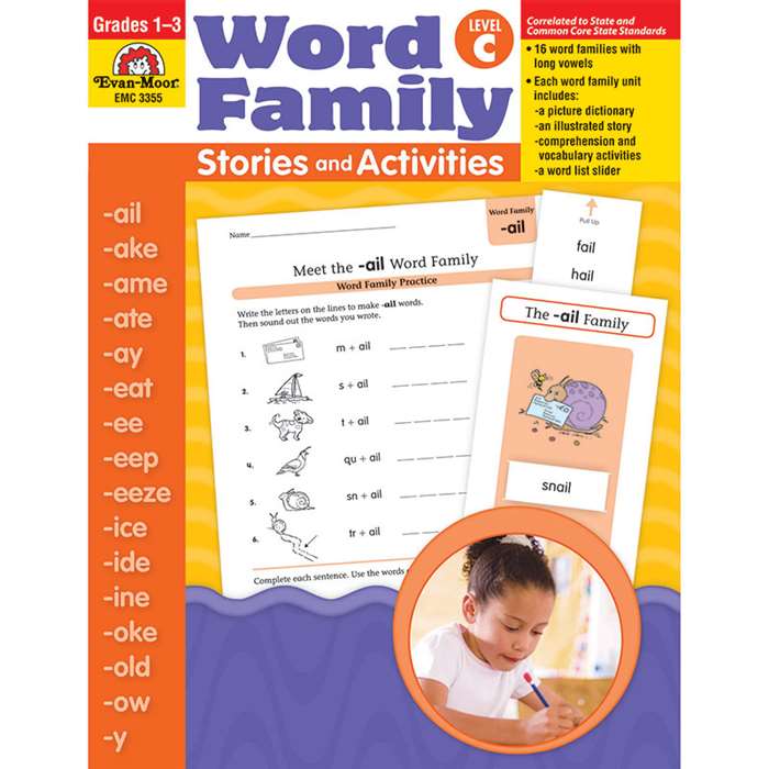 Word Fam Stories & Activities C By Evan-Moor