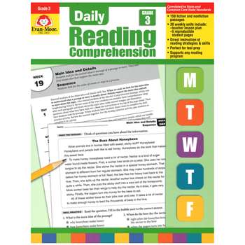 Daily Reading Comprehension Gr 3 By Evan-Moor