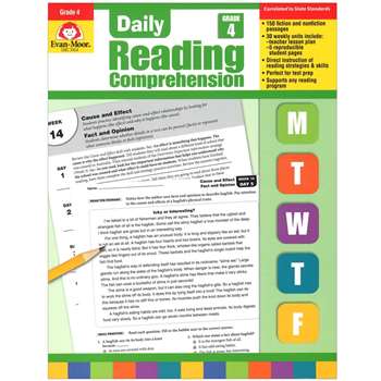 Daily Reading Comprehension Gr 4 By Evan-Moor