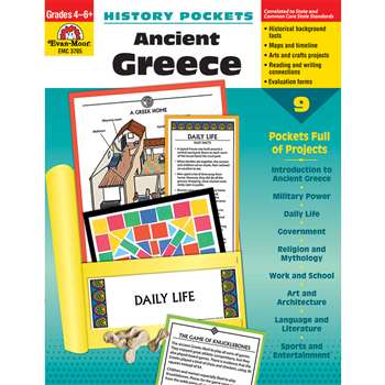 History Pockets Ancient Greece By Evan-Moor