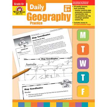 Daily Geography Practice Grade 6 By Evan-Moor