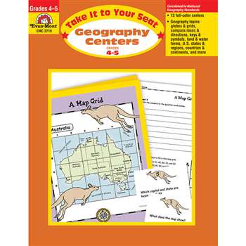 Geography Centers Grades 4-5 By Evan-Moor