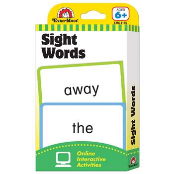 Flashcard Set Sight Words By Evan-Moor