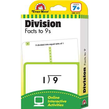 Flashcard Set Division Facts To 9S By Evan-Moor