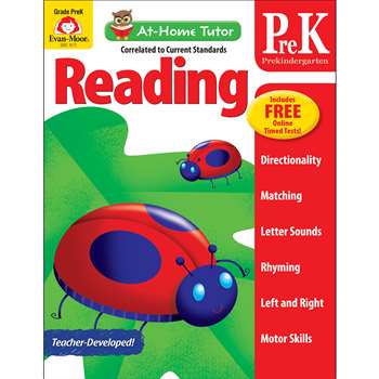 Home Tutor Reading Pre K The Alphabet, EMC4177