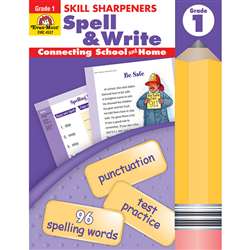 Skill Sharpeners Spell & Write Gr 1 By Evan-Moor