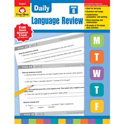 Daily Language Review Grade 6 By Evan-Moor