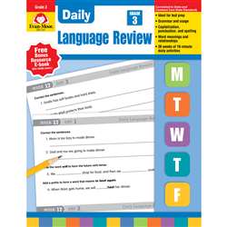 Daily Language Review Grade 3 By Evan-Moor
