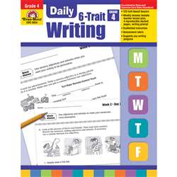 Daily 6 Trait Writing Gr 4 By Evan-Moor