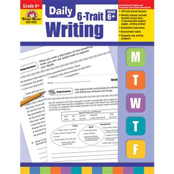 Daily 6 Trait Writing Gr 6 By Evan-Moor