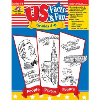 U.S. Facts & Fun Grades 4-6 By Evan-Moor