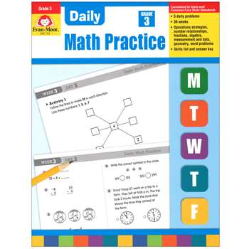 Daily Math Practice Grade 3 By Evan-Moor