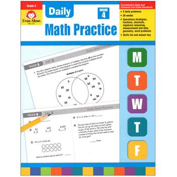 Daily Math Practice Grade 4 By Evan-Moor