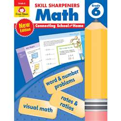 Skill Sharpeners Math Grade 6, EMC8256