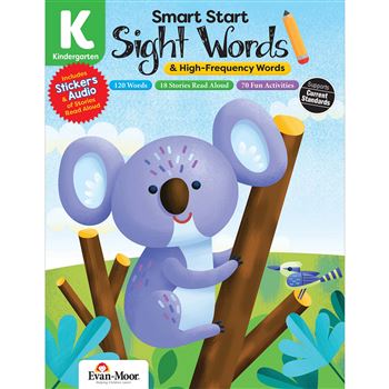 Smart Start Sight Words Grade K & High-Frequency W, EMC9288