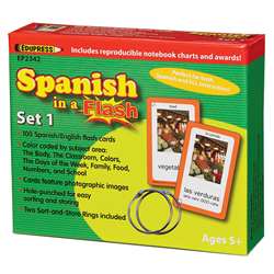 Spanish In A Flash Set 1 By Edupress