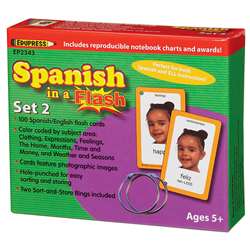 Spanish In A Flash Set 2 By Edupress