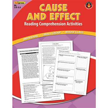 Cause Effect Comprehension Book Red Level By Edupress