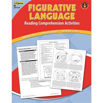 Figurative Language Comprehension Bk Red Level By Edupress