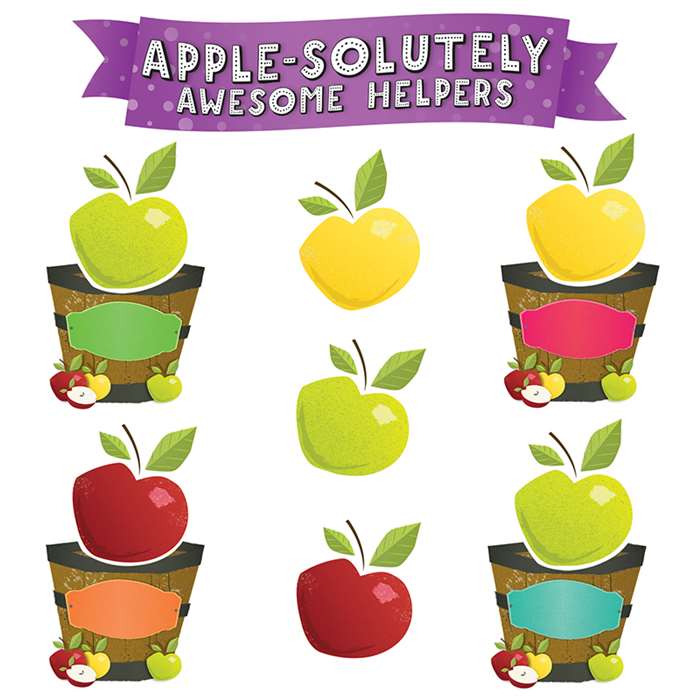 Awesome Apples Job Chart Mini Bulletin Board Set, EP-239