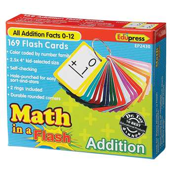 Math In A Flash Addition Flash Card By Edupress