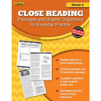 Close Reading Practice Book Gr 2, EP-2560