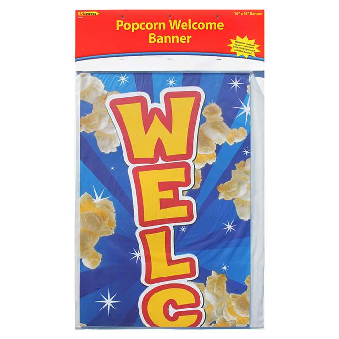 Popcorn Welcome Banner By Edupress