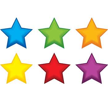 Colorful Stars Mini Accents By Edupress