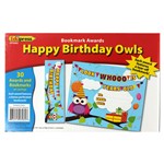 Happy Birthday Owls Bookmark Award By Edupress