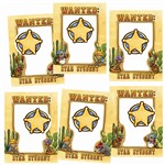 Wanted Star Student Frames Accents By Edupress