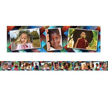 Multicultural Kids Postcards Photo Border, EP-3290