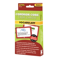 Gr K Common Core Task Cards Vocabulary, EP-3339