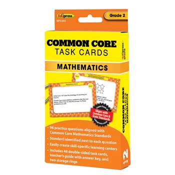 Shop Common Core Math Task Cards Gr 2 - Ep-3345 By Edupress