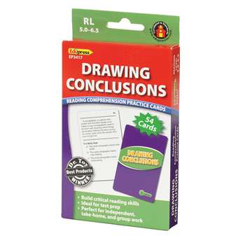 Drawing Conclusions Cards Reading Levels 5.0-6.5 By Edupress