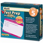 Math Test Prep In A Flash Gr 5 By Edupress