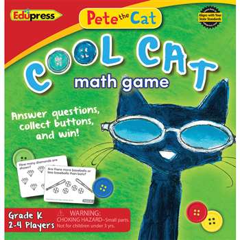 Pete The Cat Cool Cat Math Game G-K, EP-3530