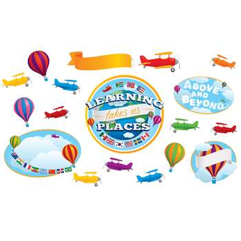 Learning Takes Us Places Bulletin Board Set, EP-3578