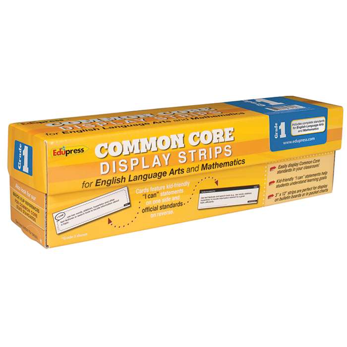 Common Core State Standards Display Strips Gr 1 By Edupress