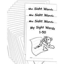 My Own Books Sight Words 1-50 25Pk, EP-60114