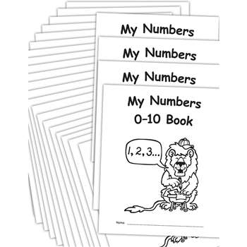 My Own Books My Numbers 0-10 25Pk, EP-60116