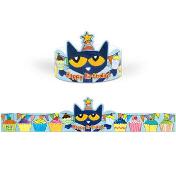 Pete The Cat Happy Birthday Crowns, EP-62000