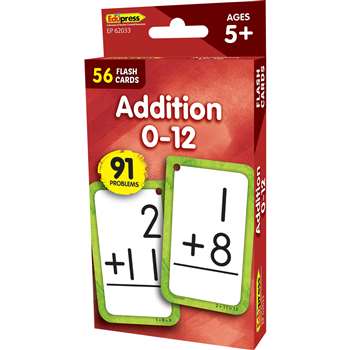 Additon 0-12 Flash Cards, EP-62033