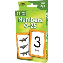 Numbers 0-25 Flash Cards, EP-62045