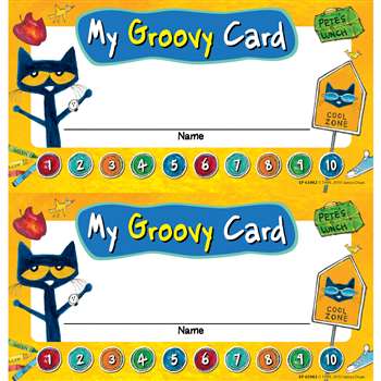 Pete The Cat My Groovy Punch Cards, EP-63942