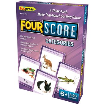 Four Score Categories Card Game, EP-66114