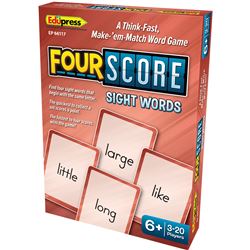 Four Score Sight Words Card Game, EP-66117
